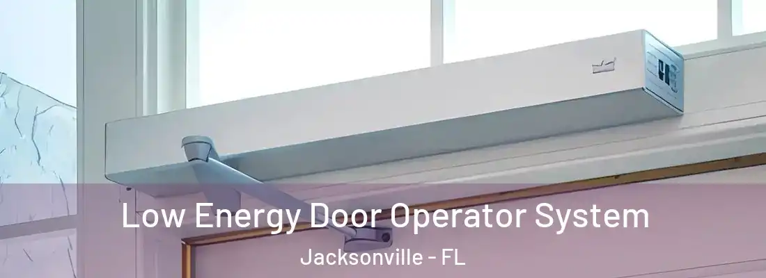 Low Energy Door Operator System Jacksonville - FL
